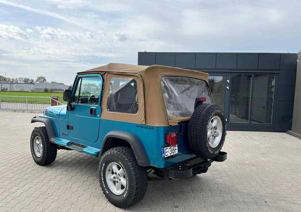 Jeep Wrangler cena 64700 przebieg: 152000, rok produkcji 1992 z Swarzędz małe 191